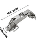 Heavy Duty 175 Degree Hydraulic Closet Door Hinges With Silent Damping For Wardrobe And Cabinet Doors Concealed Soft Close Hinge