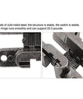 Close-up of Invisible 180 Degree Zinc Alloy Cross Hinges For Cabinets And Wooden Doors Dope Hidden Hardware 43mm Mini Door Hinges