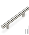 3 Inch Center To Center Brushed Nickel Cabinet Pulls For Modern Kitchens And Cabinets 5 Inch Overall Length Stainless Steel Hardware