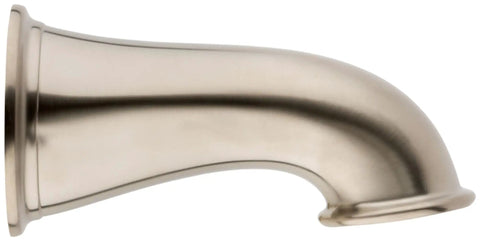 Non Diverter Tub Spout With Tuscan Bronze Finish All Metal Construction Traditional Style Mounts Easy Install Durable Bath Spout