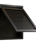 Hassle Free Removable Hvac Return Air Grille Vent Cover Louvered Wall Ceiling Access Panel in sleek black design.