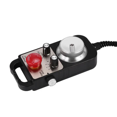 Emergency Pulse Generator MPG Pendant Handwheel With E Stop Button For DDCS V3.1 Motion Controller in CNC Router Milling