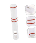 Soft Serve Ice Cream Machine Lever Replacement Part For Dispenser Portable Handle With Accurate Fit Ice Cream Maker Valve Stem Replacement Grip For Home Or Shop Use Easy Install, showing white and red rubber gasket design, close-up view.
