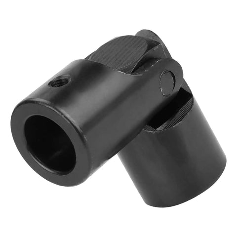 Heavy Duty Universal Joint Connector Coupling With Strong Metal Build 5/8 Inch Beam For Tough DIY Projects And Industrial Repairs That Last, black metal