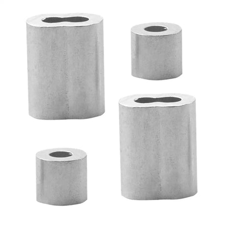Garage Door Cable And Pulley Replacement Kit For Torsion And Extension Spring Doors Includes crimp sleeves for cables.