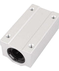 Beefy 20mm Linear Motion Ball Bearing Slide Unit Bushing Silver Tone With Heavy Duty Metal Rubber Build 20mm Inner Diameter