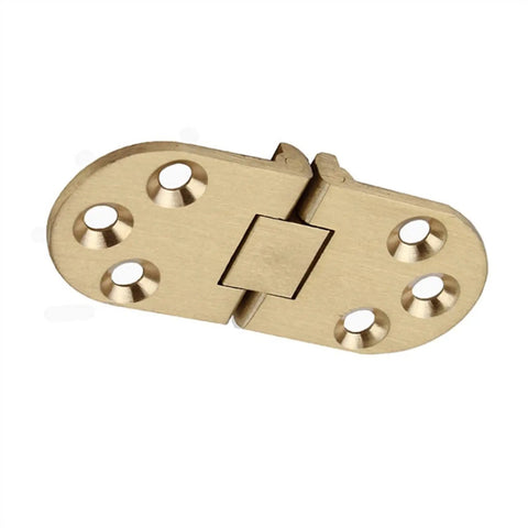 Dual Set Semi-Circular Folding Table Hinges With 180 Degree Rotation for cabinets and countertops, copper alloy hinge