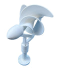 Micro Spiral Wind Turbine 50W 12V Three Phase Permanent Magnet Brushless Generator Plug And Play Ready for rooftop installation