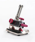 Rotatable Bottled Gas Bunsen Burner For Dental Lab Pros And Home Lab Enthusiasts, Adjustable 30 Degree Tilt, dual control tubes