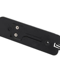 Black Video Doorbell Back Plate Replacement Part With Hooks, Easy Install Back Plate Kit, Lightweight Durable Plastic Mount