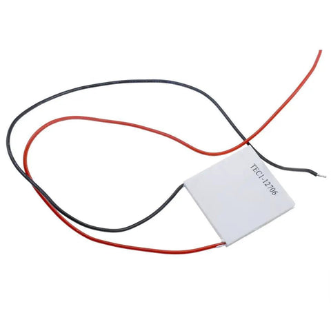 Dope 12V 60W Peltier Cooler Module, 40mm TEC1-12706 with wires for DIY PCs and gaming consoles.