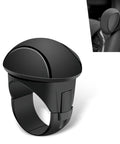 360 Degree Steering Wheel Spinner Ball For Easy One Hand Driving, Anti Slip Booster Accessory, Universal Fit, Black