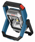18V LED Flood Light Bare Tool With 1900 Lumens, ultra bright on demand, showing swiveling stand and compact design