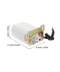 Sewing Machine Motor Repair Kit With Metal Frame And Pulley 70W Single Motor Replacement Component For Home Sewing Machine Upgrade Built For Stability And Smooth Operation No More Misalignment, white motor with 11.5cm frame