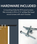 Hidden Countertop L Bracket For Overhang Support Beefy Heavy Duty Steel Granite Countertop Bracket hardware and screws