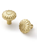 Brushed Gold Cabinet Knobs Set Of 10 Brass Drawer Pulls For Kitchen Cupboards And Bathroom Dresser Zinc Alloy Hardware
