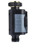 Side view of Hydrologic 4 Zone Digital Water Timer With Smart Zone Control, Programmable Sprinkler Timer showing connection ports.