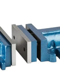 Precision 6 Inch Milling Machine Vise, Heavy Duty 150mm two-piece vice showcasing strong jaws for CNC and milling tasks.