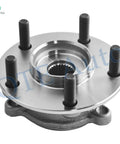 Close-up of a front wheel hub bearing assembly for 2014 to 2018 Mazda 3, highlighting durable construction and direct fit design.