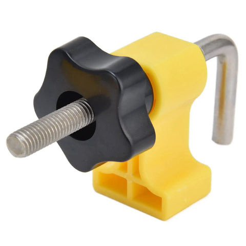 Heavy duty clamp from the Rock Solid 90 Degree Square Kit for flawless right angle alignment on cabinets.