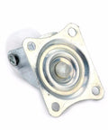 Built Tough Universal Swivel Casters Featuring Shock Resistant Ball Bearings metal plate with swivel socket for heavy-duty use.