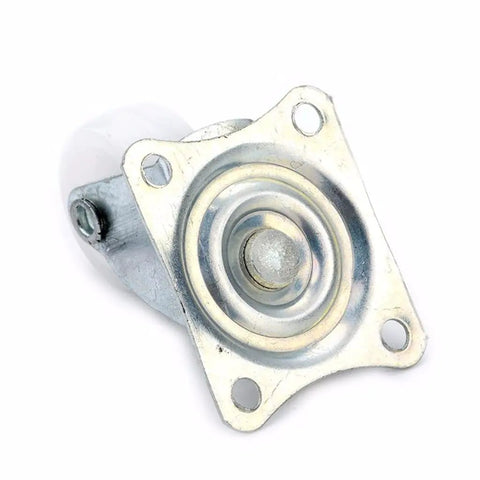 Built Tough Universal Swivel Casters Featuring Shock Resistant Ball Bearings metal plate with swivel socket for heavy-duty use.