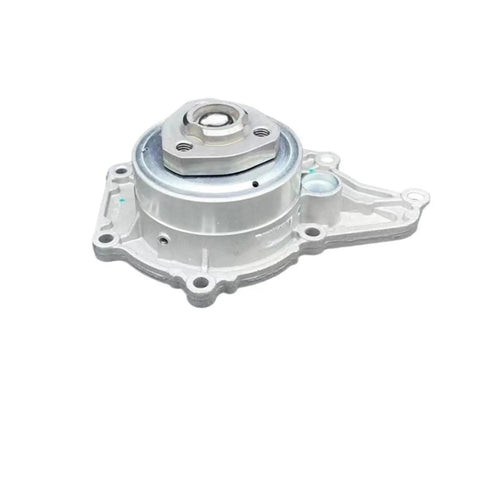 Engine Cooling Water Pump For Audi A6 A7 A8 V6 2.5L 3.0T 2009 To 2018, silver metal pump with integrated shaft seal.