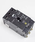 100 Amp 480Y277V 3 Pole Mini Circuit Breaker New Surplus EDB34100 18K AIC top view black industrial panel
