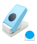 1 Inch Circle Punch Round Craft Lever Handheld Tool For Scrapbooking Cards And Paper Crafting With Dope Candy Color