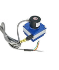 CESI S2000P Linear Motion Transducer 2000 Millimeters With Six Digital Counter Display HB961 Pro Grade For Industrial Testing And Precision Feedback For Industrial Automation And Calibration Workflows, blue housing with cable