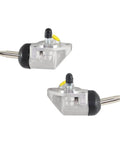 Hydraulic Uni-Servo Trailer Brake Cylinders Pair With Link Arms Left And Right Replacement, aluminum for marine brakes