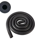 Coiled black Three Quarter Inch Inner Foam Tubing For Guitar Racks Utensils And Roof Racks Six Feet Long Fire Resistant