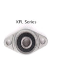 High Grade Flange Mounted Ball Bearing Units With A Tough Zinc Alloy Housing Handles Heat And Resists Rust For Any General Machinery Job You Throw At Them Plus Deep Groove Motion Fits Like A Glove For 10mm Kp000 Shafts, KFL Series