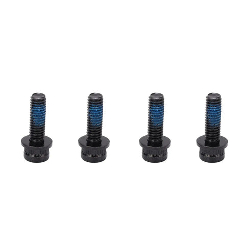 Heavy Duty Aluminum Dual Piston Mechanical Disc Brake Set Front Rear Delivering Killer Stopping Power Slick Cable Pull Rock Solid Mount For Mountain Road Bikes 22.2mm Handlebar Upgrade In Silver - black bolts with blue thread