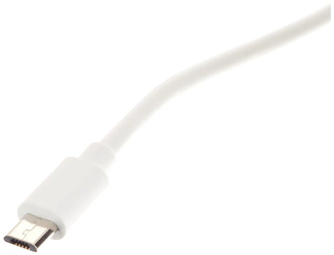 Close-up of white charging cable included with A200 Solar Panel For MagCam C425 C420 C400, High Efficiency Solar Cells