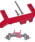 Red aluminum Servo On Axle Mount For TRX4 1/10 Crawler Upgrade Aluminum SOA Mount With 4 Link Suspension, mounting screws included