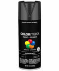 For Krylon K05505007 Spray Paint, Black, Gloss, 12 Oz. aerosol can, featuring bright black gloss finish, 12 oz size.