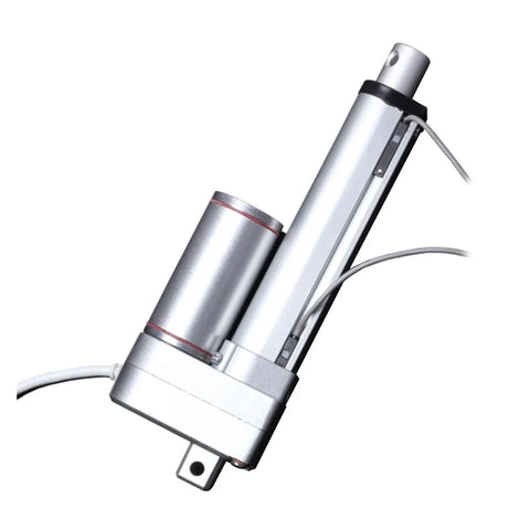 Electric Linear Actuator With Magnetic Switch 12V Adjustable 150mm Stroke 800N Push Pull Motor, side view showing compact design