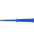 Heavy Duty Seven Inch Scratch Awl Rock Solid Drop Forged Steel Marking Tool With Dead On Precision For Leather Woodworking And Drywall Top Shelf DIY Workhorse, blue handle