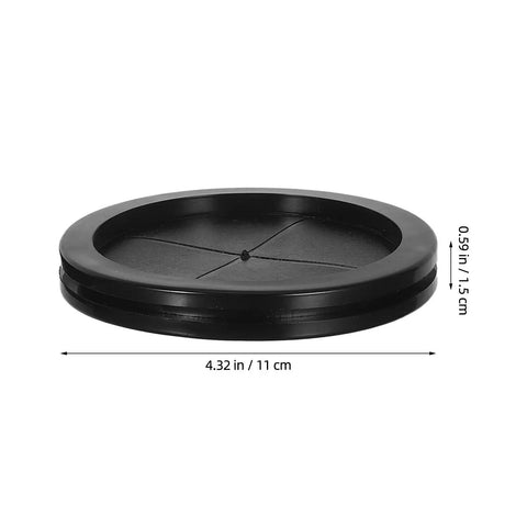 12 Piece Black Rubber Cable Grommet Kit For Hole Wiring Seals Dustproof And Waterproof Protection For Wire Passages Keeps Dust And Moisture Out While Guarding Cables From Vibration And Spills, 11 cm black rubber grommet