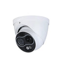 Thermal And Visible Dual Channel Mini Turret AI IP Camera With Temperature Measurement And Dual Image Fusion 4MP IPC-TPC124X AI T S2