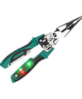 Heavy Duty Multifunction Wire Stripper And Electrical Crimper With Voltage Meter Rustproof Steel Frame Ergonomic Rubber Handles Makes Diy Wiring Totally No Sweat.