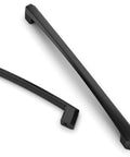 7 Inch Matte Black Kitchen Cabinet Handles, 6 Pack, Heavy Duty Metal Pulls, Rust Proof And Easy Install, Modern Cabinet Hardware For Kitchen And Bathroom Drawers And Doors close-up