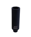 No Sweat Rock Solid Half Inch Drive Metric Extra Deep Impact Socket 33 Mm, forged steel, ideal for recessed fasteners.