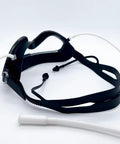 Eye Mask Goggles for Hydrogen Gas Inhalation and Eye Fatigue Relief Dope H2 Massager Accessory showing straps and tubing.