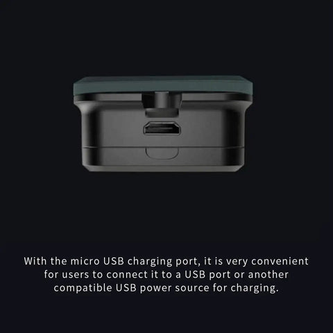 Micro USB port of High Precision GNSS GPS Speed Meter For RC Drones And FPV Quads, Tracks Top Speed, Average Speed, And Max Altitude.