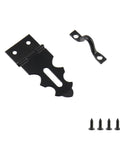 Super Cute Crapyt 20 Pcs Hood Locks Latches With Screws Compact Cabinet Door Safety Catches For Toolboxes And Storage Boxes Easy Diy Install Fit Any Project featuring black metal latch and screws.