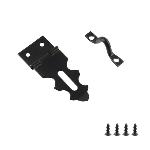 Super Cute Crapyt 20 Pcs Hood Locks Latches With Screws Compact Cabinet Door Safety Catches For Toolboxes And Storage Boxes Easy Diy Install Fit Any Project featuring black metal latch and screws.
