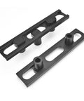 Woodworking Planing Stop Set For Tables And Workbenches, 19mm aluminum alloy clamps with non-slip pads, precision alignment.