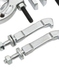 Get This Heavy Duty 9 Piece Bearing Puller Kit For Garages Handling Internal And External Hub Bearings With Carbon Steel Construction Ensuring Zero Slipping Or Damage When Removing Stuck Parts Off Your Auto Ride At Shop Or Home, carbon steel puller arms